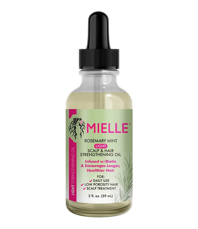 MIELLE | ROSEMARY MINT LIGHT SCALP & HAIR STRENGTHENING OIL